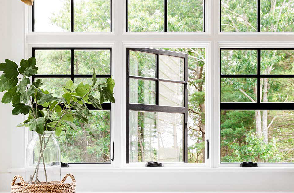 The Marvin The Elevate Casement window is a side-hinged option built for smooth operation with a concealed multi-point locking system.